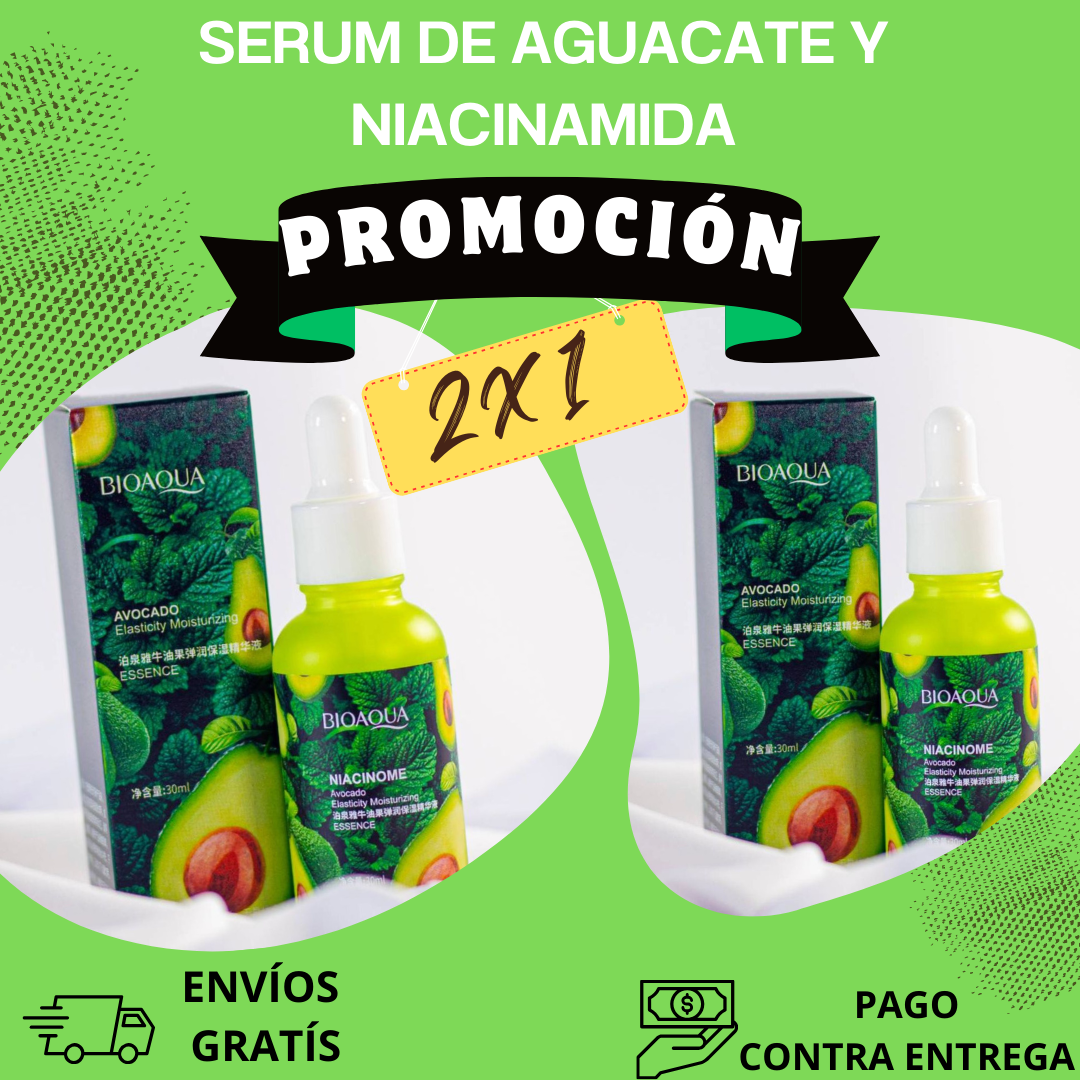 Promoción 2x1 Serum de Aguacate y Niacinamida