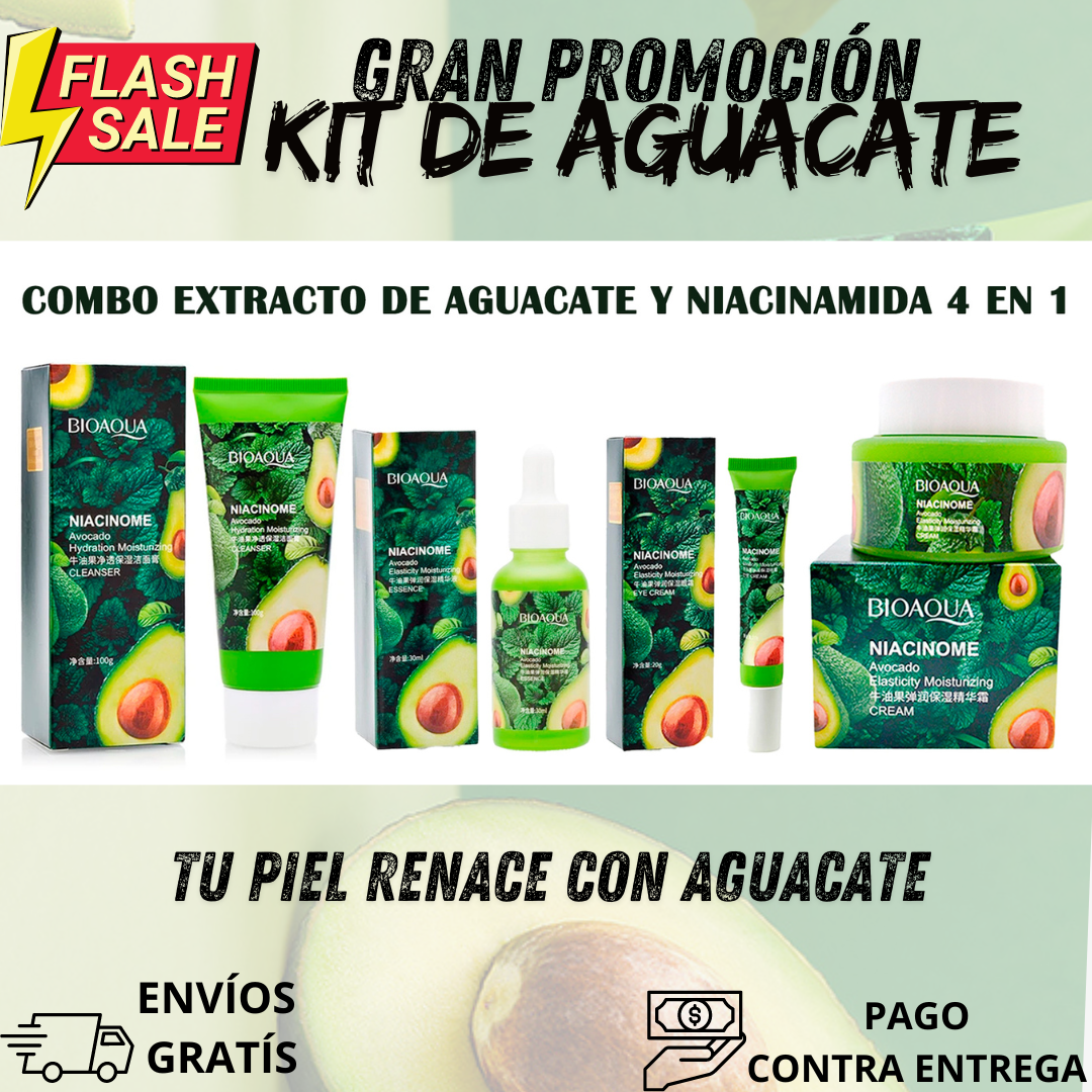 Gran Promoción Kit Facial de Aguacate